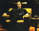 Al Pacino The Godfather Signed 16x20 Horizontal Sitting Photo BAS #BT67672