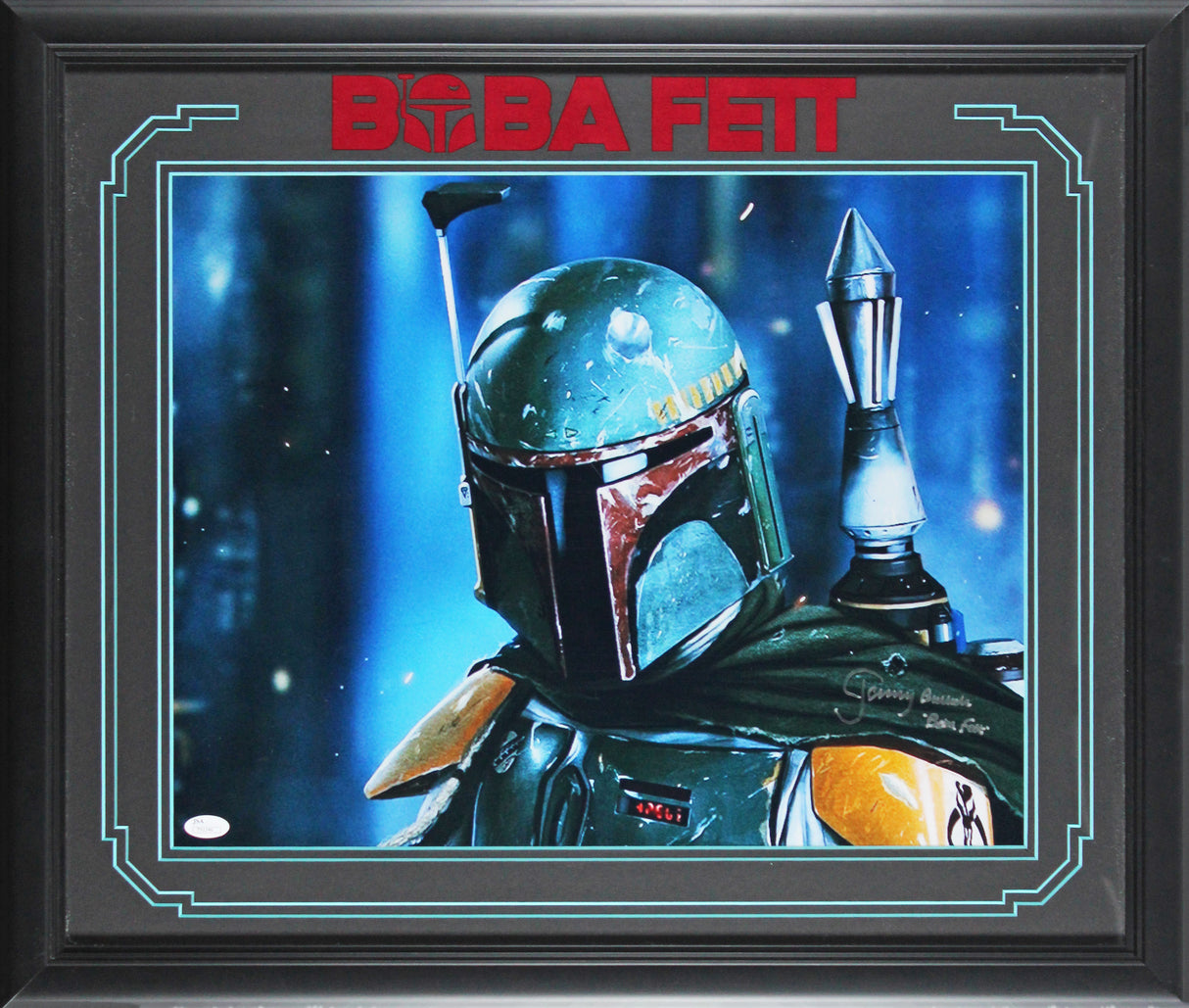 Jeremy Bulloch Star Wars "Boba Fett" Signed 16x20 Framed Photo JSA #T91246