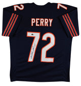 William Perry Authentic Signed Navy Pro Style Jersey Autographed BAS Witnessed