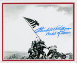 Hershel Williams Medal Of Honor Authentic Signed 8x10 Framed Photo BAS #BJ006907