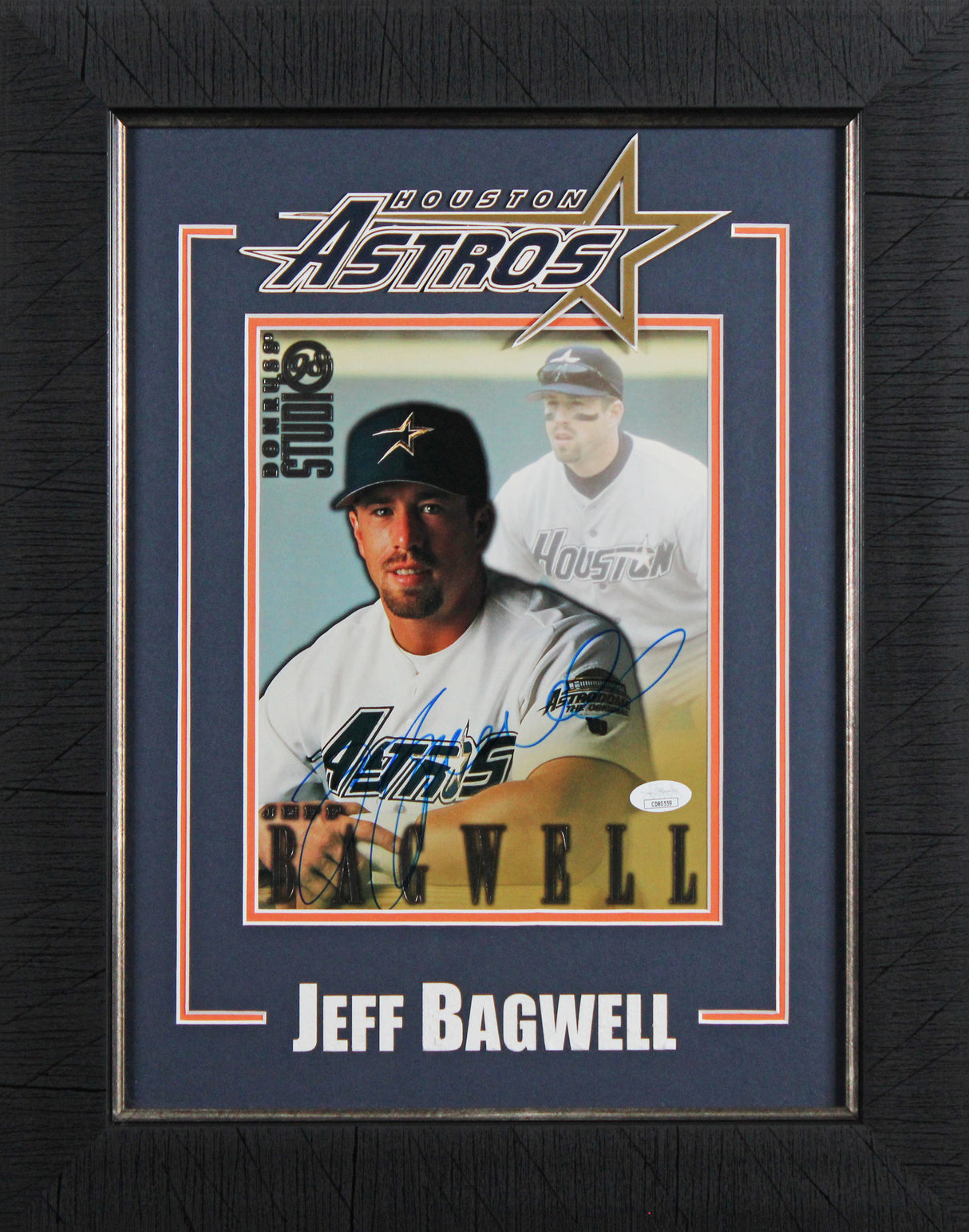 Astros Jeff Bagwell Authentic Signed 8x10 Framed Photo Autographed JSA #CD80559