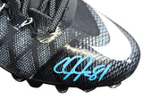 Lions Calvin Johnson Signed Signature Series Right Football Cleat W/ Case BAS W
