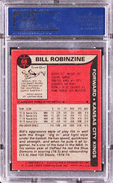 Kings Bill Robinzine Authentic Signed 1979 Topps #68 Card PSA/DNA Slabbed