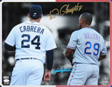 Miguel Cabrera & Adrain Beltre Authentic Signed 16x20 Framed Photo JSA #SS29757