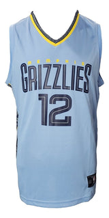 Ja Morant Signed Memphis Grizzlies Light Blue Fanatics L Basketball Jersey BAS - Sports Integrity
