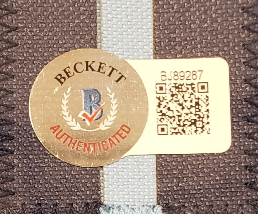 Ja Morant Memphis Signed Framed Light Blue Basketball Jersey BAS - Sports Integrity