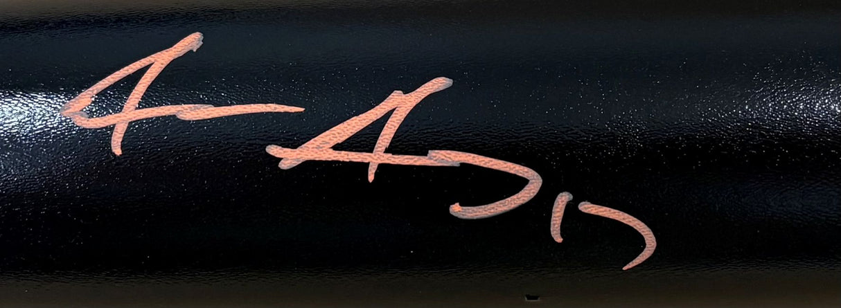 Jace Jung Detroit Tigers Signed Black Louisville Slugger Baseball Bat BAS