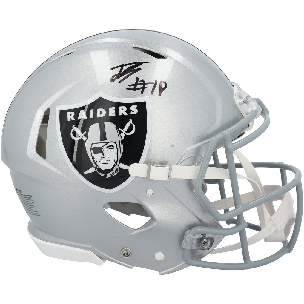 Jack Bech Autographed Las Vegas Raiders Riddell Speed Authentic Helmet Fanatics