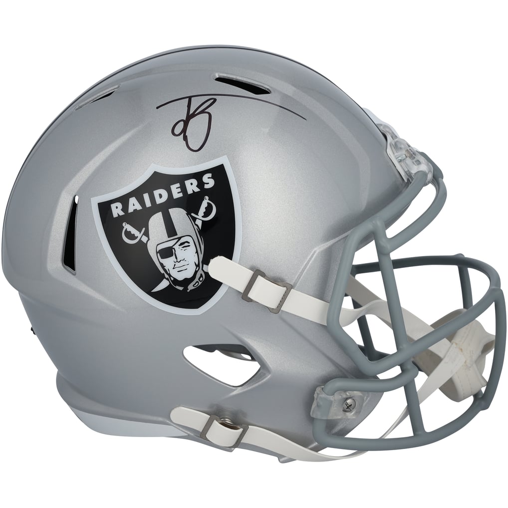 Jack Bech Autographed Las Vegas Raiders Riddell Speed Full Size Helmet Fanatics
