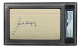 Jack Dempsey Boxing Signed In Blue Index Card 2 PSA/DNA