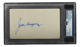 Jack Dempsey Boxing Signed In Blue Index Card PSA/DNA