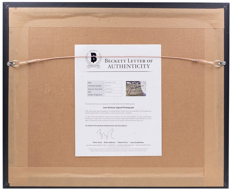 Jack Nicklaus Signed Framed 11x14 Golf Photo BAS LOA AB51358 - Sports Integrity