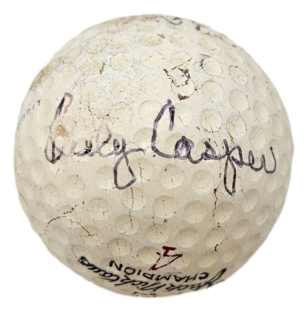 Jack Nicklaus Al Geiberger Billy Casper Signed Golf Ball BAS LOA - Sports Integrity