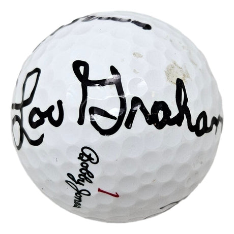 Jack Nicklaus Tom Watson Lou Graham Signed Bobby Jones Golf Ball BAS LOA - Sports Integrity