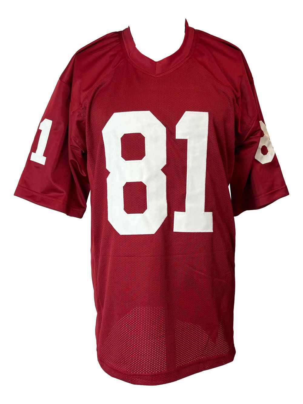 Jackie Smith St. Louis Signed Red Football Jersey HOF 94 Sports Integrity