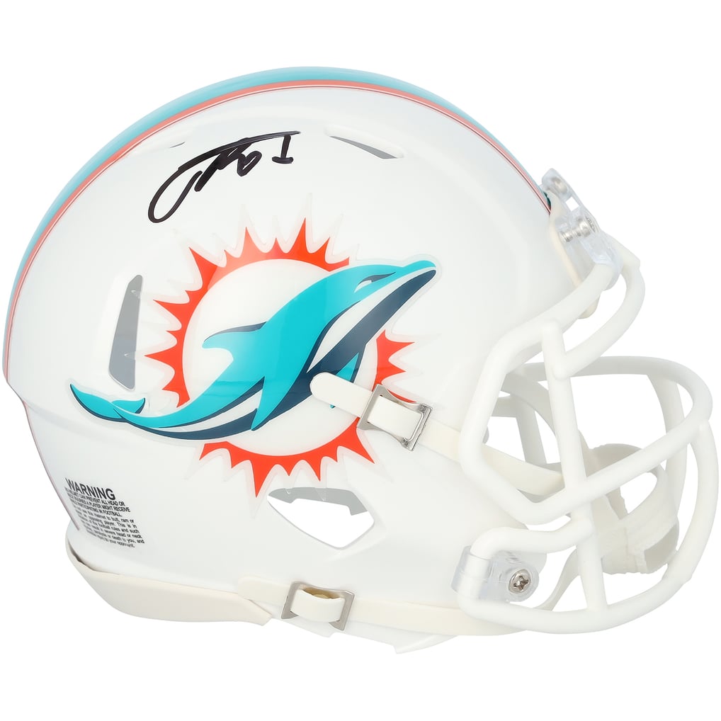 Jacob Rodriguez Autographed Miami Dolphins Speed Mini Helmet Fanatics