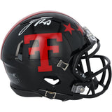 Jacob Rodriguez Autographed Texas Tech Red Raiders Black Alternate 100 Year Speed Mini Helmet Fanatics