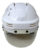 Jaromir Jagr Signed Pittsburgh Penguins White Mini Helmet JSA QR