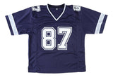 Jake Ferguson Dallas Signed Navy Blue Football Jersey BAS ITP