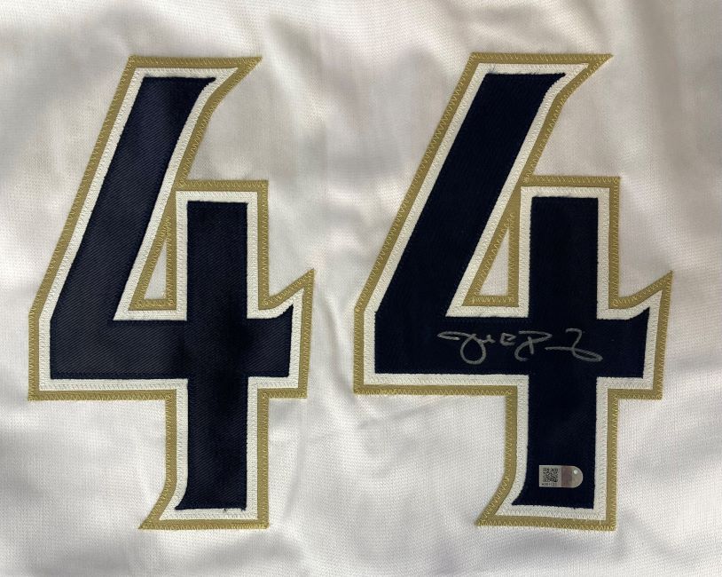 Jake Peavy San Diego Signed White Baseball Jersey Sports Integrity