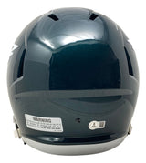 Jalen Carter Signed Eagles FS Replica Speed Helmet BAS w/ Super Bowl 59 LIX Case