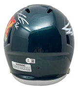 Jalen Carter Signed Philadelphia Eagles FS Super Bowl 59 Replica Helmet BAS