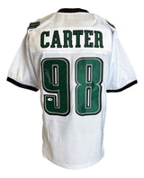 Jalen Carter Philadelphia Signed White Football Jersey JSA QR Hologram