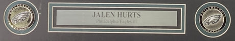 Jalen Hurts Signed Framed 16x20 Philadelphia Eagles Scream Collage Photo JSA ITP - Sports Integrity