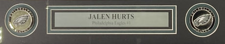 Jalen Hurts Signed Framed 16x20 Eagles Throw Collage Photo Hurts So Good JSA - Sports Integrity
