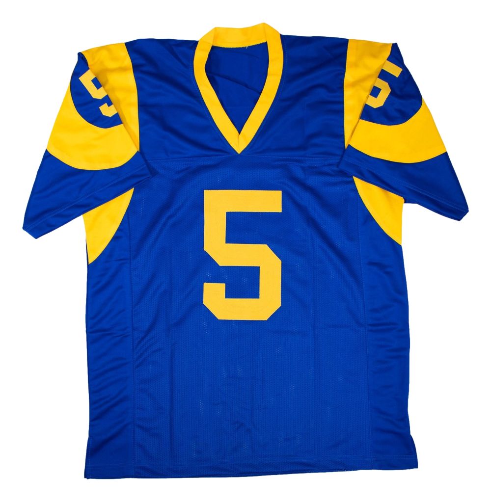 Jalen Ramsey Los Angeles Signed Blue Football Jersey JSA