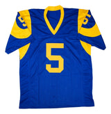 Jalen Ramsey Los Angeles Signed Blue Football Jersey JSA