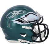 Jalen Hurts Signed Philadelphia Eagles Mini Speed Helmet
