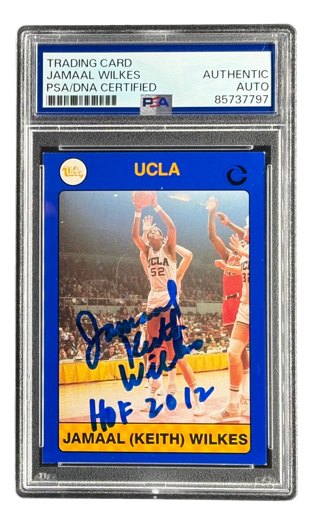 Jamaal Wilkes Signed 1991 Collegiate Collection #73 UCLA Trading Card PSA/DNA