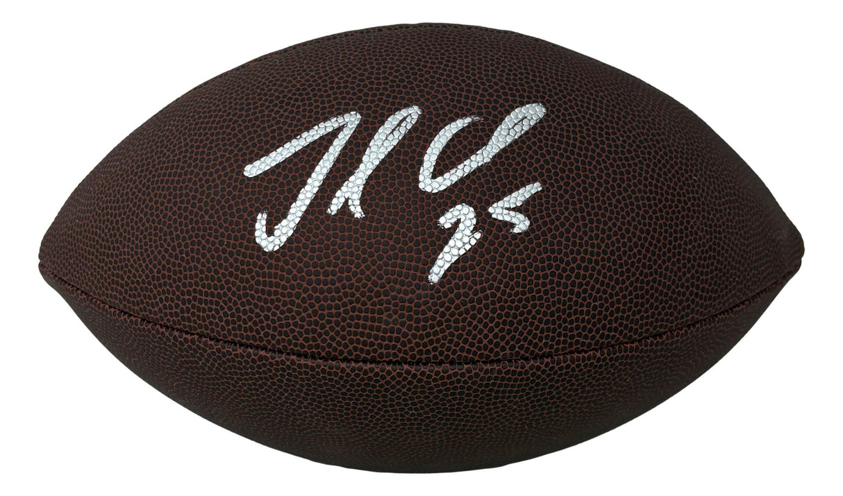 Jamal Charles Kansas City Chiefs Signed NFL Wilson Super Grip Football BAS