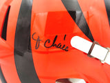 Ja'Marr Chase Signed Cincinnati Bengals Full Size Replica Helmet BAS
