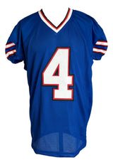 James Cook Buffalo Signed Blue Pro Cut Football Jersey BAS