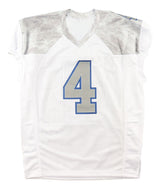 James Cook Buffalo Signed White Pro Cut Football Jersey BAS