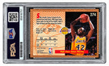 James Worthy Signed 1992 Fleer #274 Trading Card PSA/DNA Auto Gem MT 10