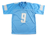 Jameson Williams Detroit Signed Light Blue Football Jersey JSA Hologram