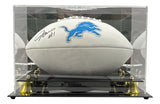 Jameson Williams Signed Detroit Lions Logo Football BAS ITP w/ Case