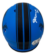 Jameson Williams Signed Detroit Lions Rave Mini Speed Helmet BAS ITP