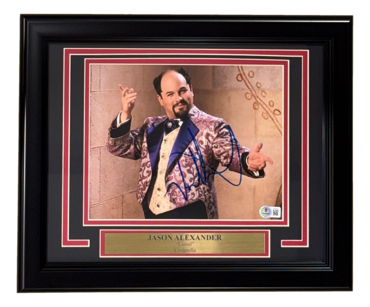 Jason Alexander Signed Framed 8x10 Cinderella Photo BAS BT55356