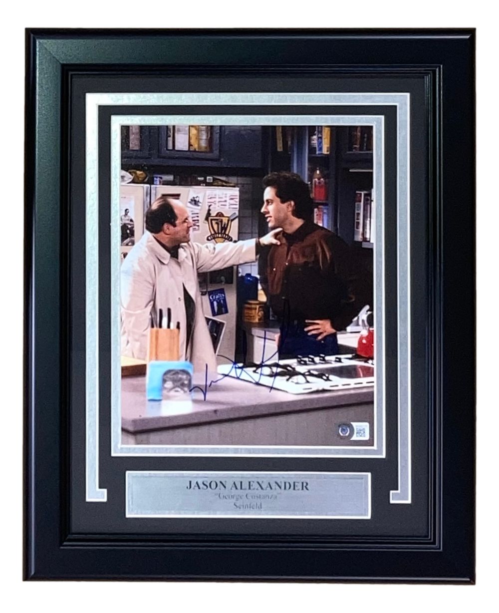 Jason Alexander Signed Framed 8x10 Seinfeld Photo BAS BG60115
