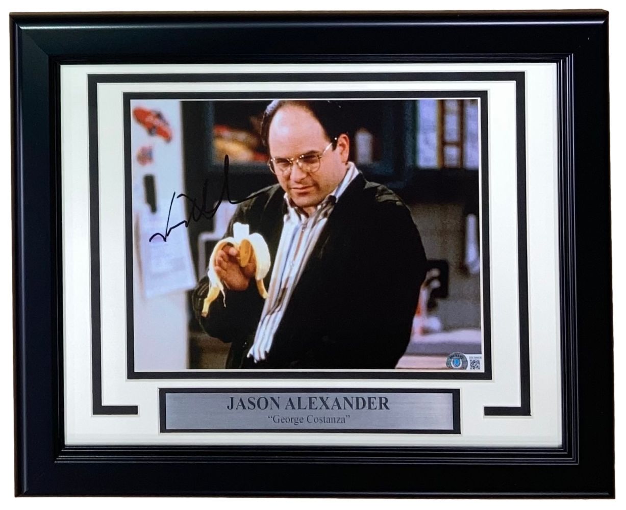 Jason Alexander Signed Framed 8x10 Seinfeld Photo BAS BB36606