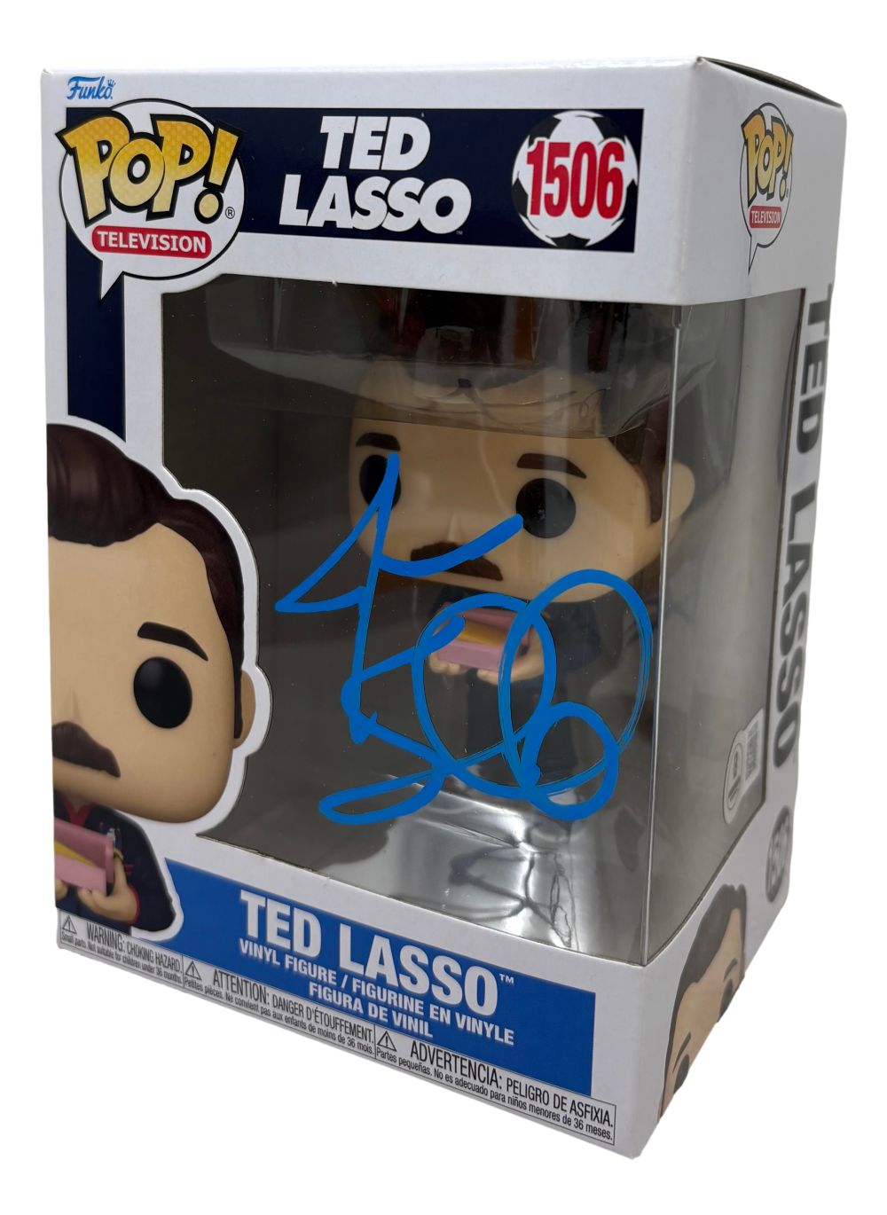 Jason Sudeikis Signed Ted Lasso Funko Pop #1506 BAS