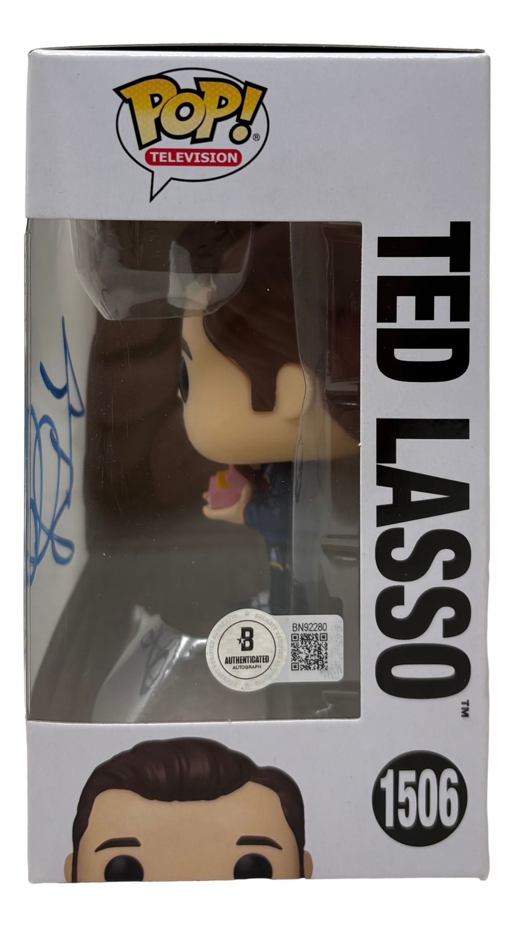 Jason Sudeikis Signed Ted Lasso Funko Pop #1506 BAS