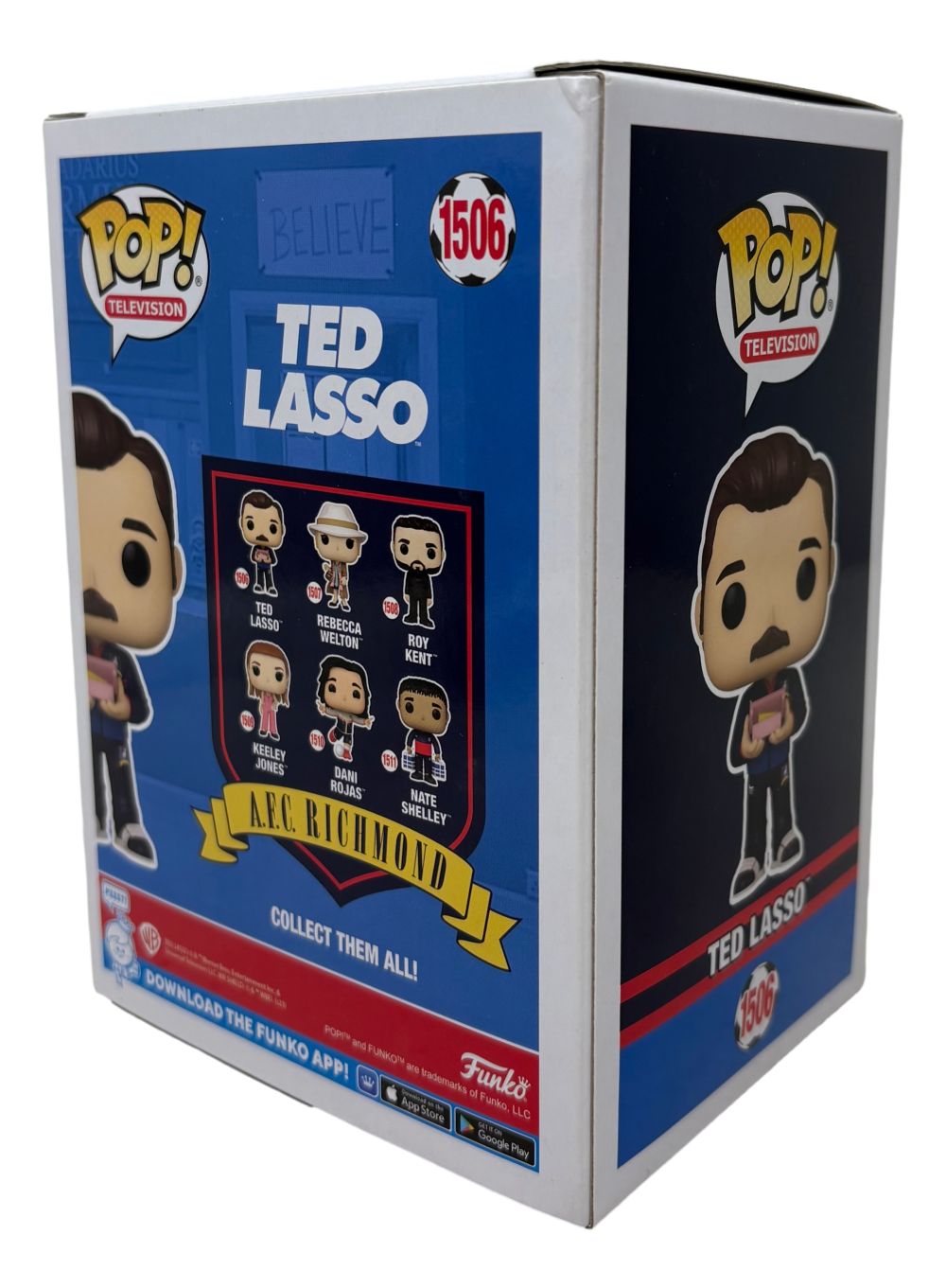 Jason Sudeikis Signed Ted Lasso Funko Pop #1506 BAS