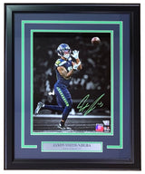 Jaxon Smith-Njigba Signed Framed 11x14 Seattle Seahawks Photo Fanatics