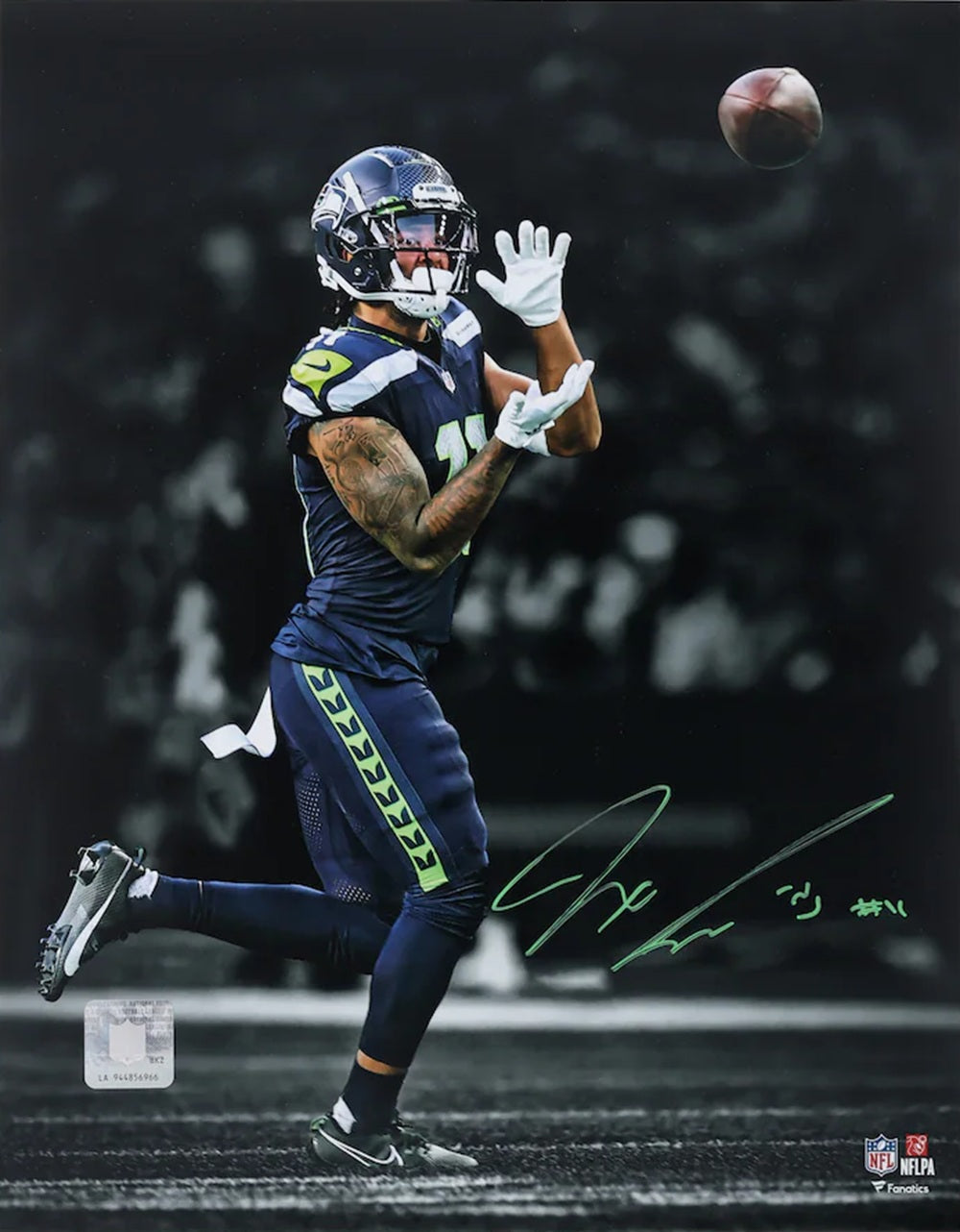 Jaxon Smith-Njigba Signed 11x14 Seattle Seahawks Photo Fanatics