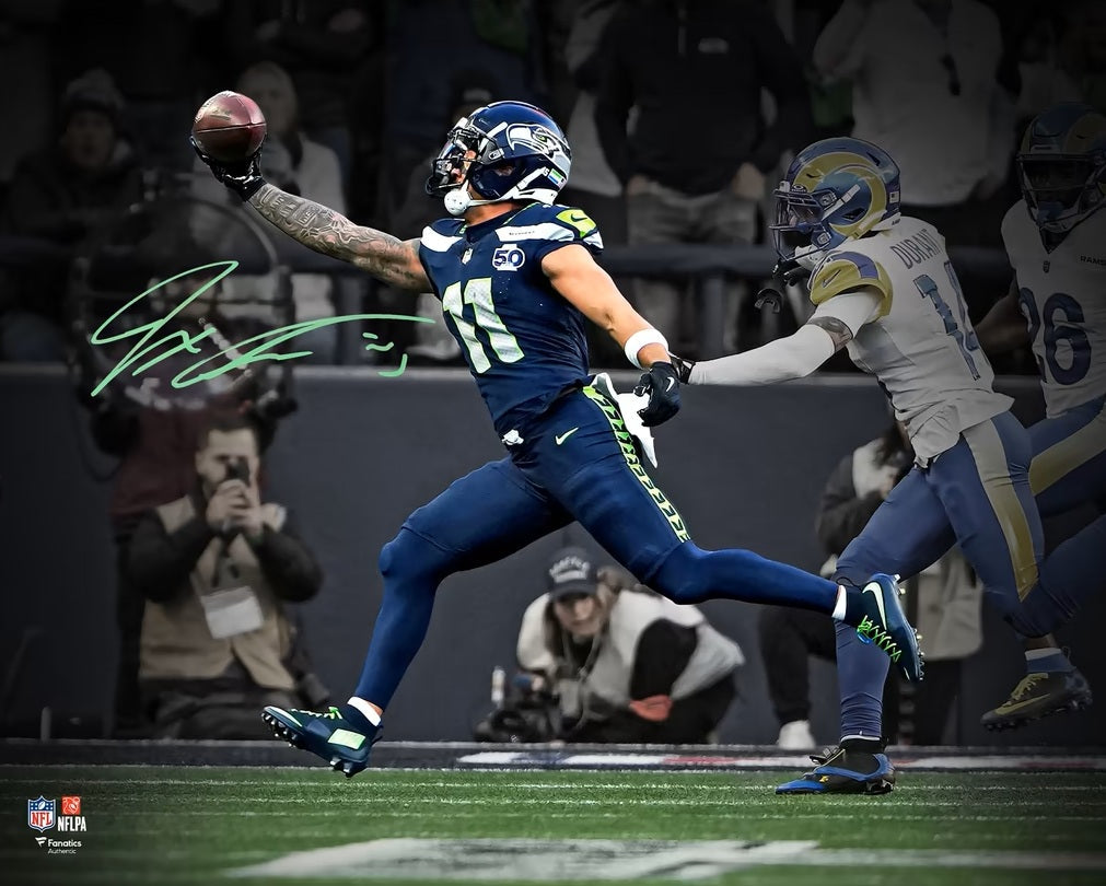 Jaxon Smith-Njigba Signed 16x20 Seattle Seahawks Catch Photo Fanatics